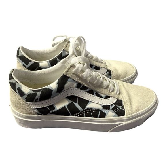 Vans Shoes - Vans Women's Era Mosaic Checkerboard Leather / Suede Canvas Sneaker. Sz 6